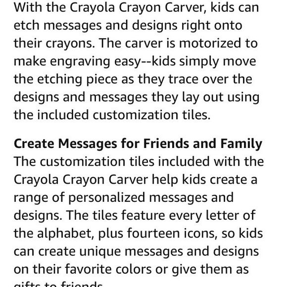 NEW! CRAYOLA Motorized Crayon Carver - Personalize & Engrave Crayons!COLLECTIBLE - Picture 5 of 9